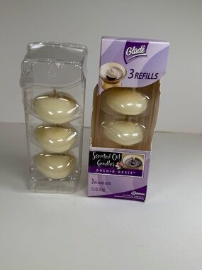 Glade PlugIns Scented Oil Candles 6 Refills Orchid Oasis 2005 Discontinued HTF